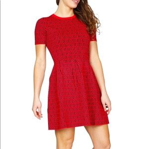 Red and Black Nikkie dress